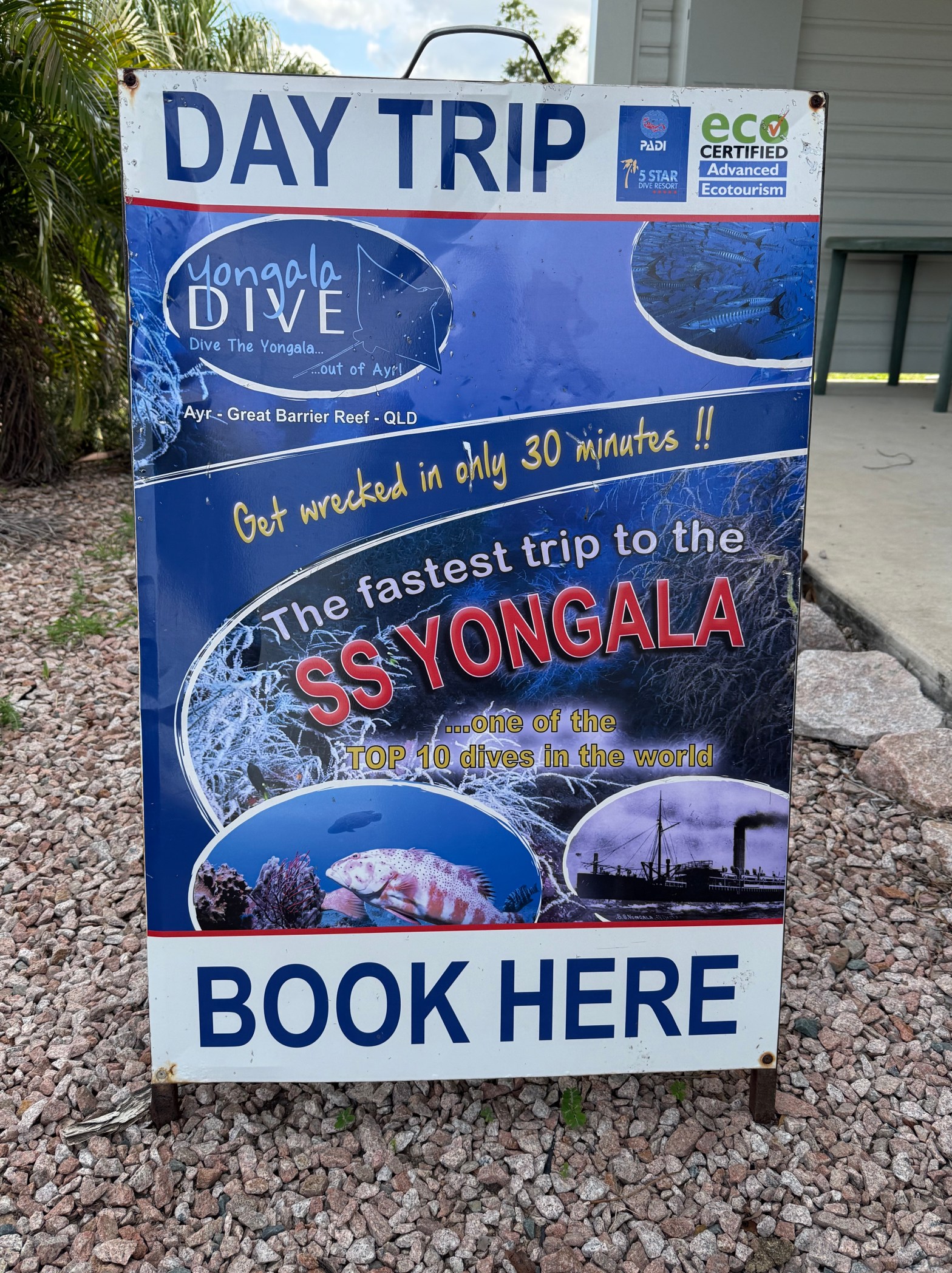 ヨンガラトリップ①沈船の歴史と移動（ケアンズ〜エアー）